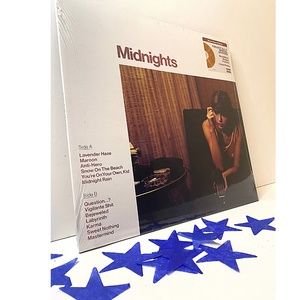 Taylor Swift Midnights Marbled Blood Moon Vinyl - Factory Sealed - Unsig…